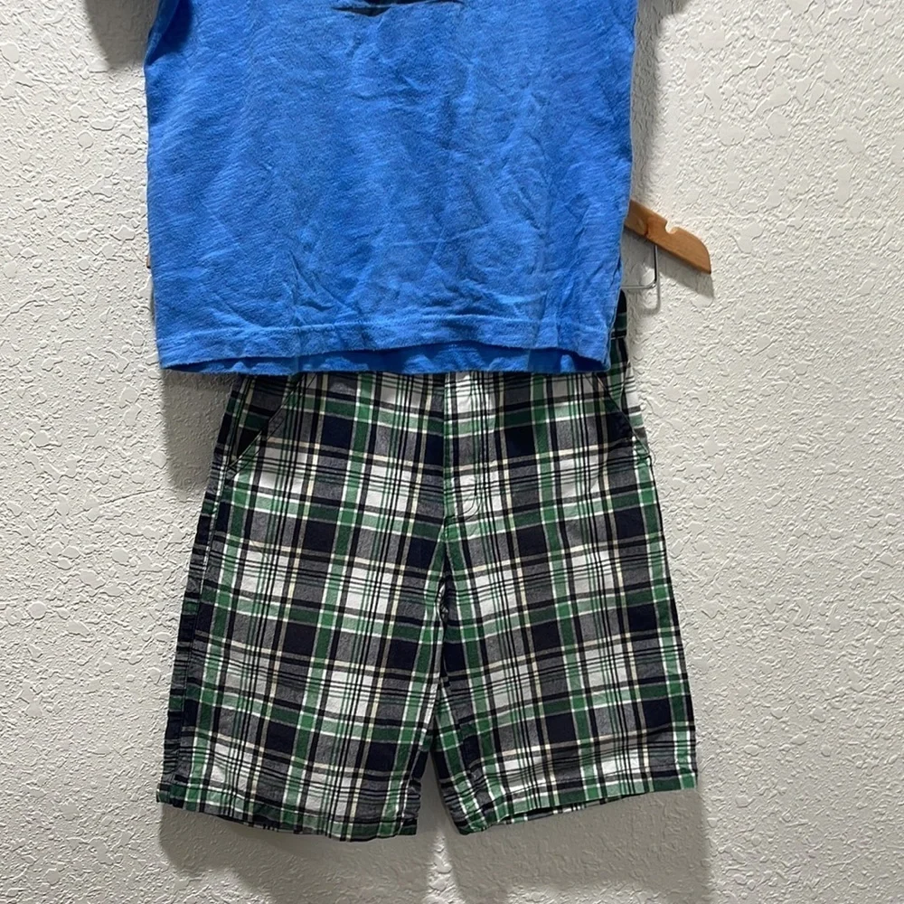 Gymboree blue and green boys set size 8 GUC ..